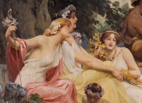 simena:Alois Hans Schram -  The spring festival (detail)