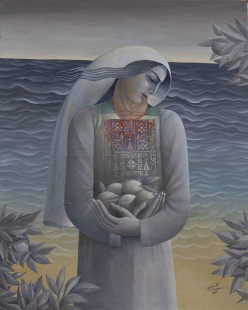 Sliman Mansour سليمان منصور‎, born 1947.Mansour is a Palestinian painter, whose work gave visual exp
