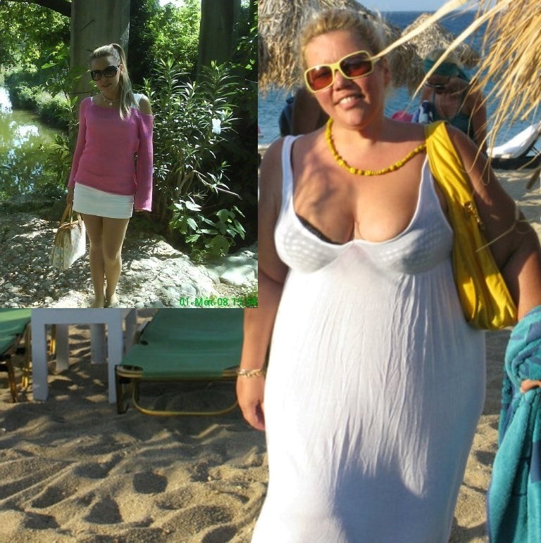 from-thin-to-fat:  Left pic is 2008, right is now.