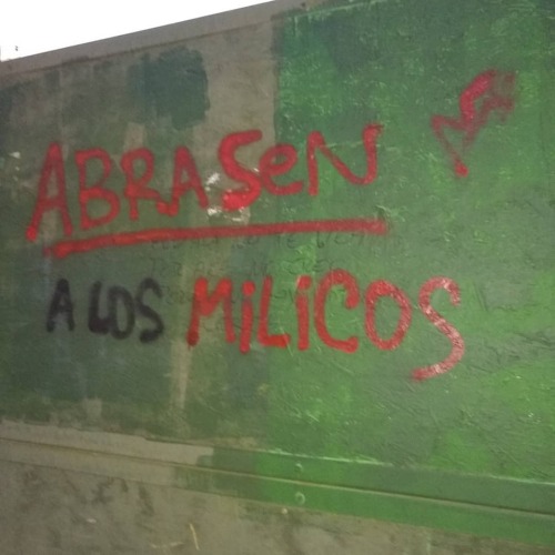 Just some of the revolutionary graffiti seen in Santiago on October 28, 2019