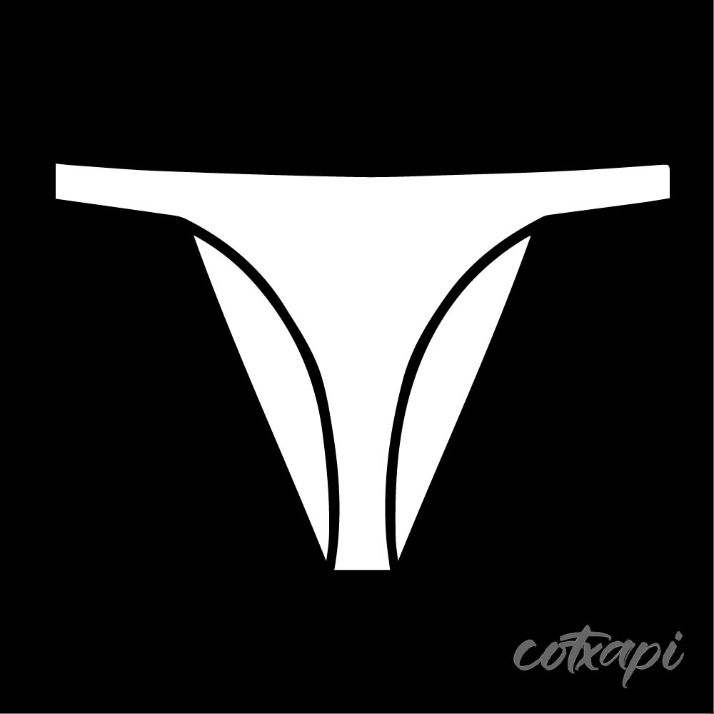 Ladies Bra Design Bikini outline Panty Underwear style in vector art