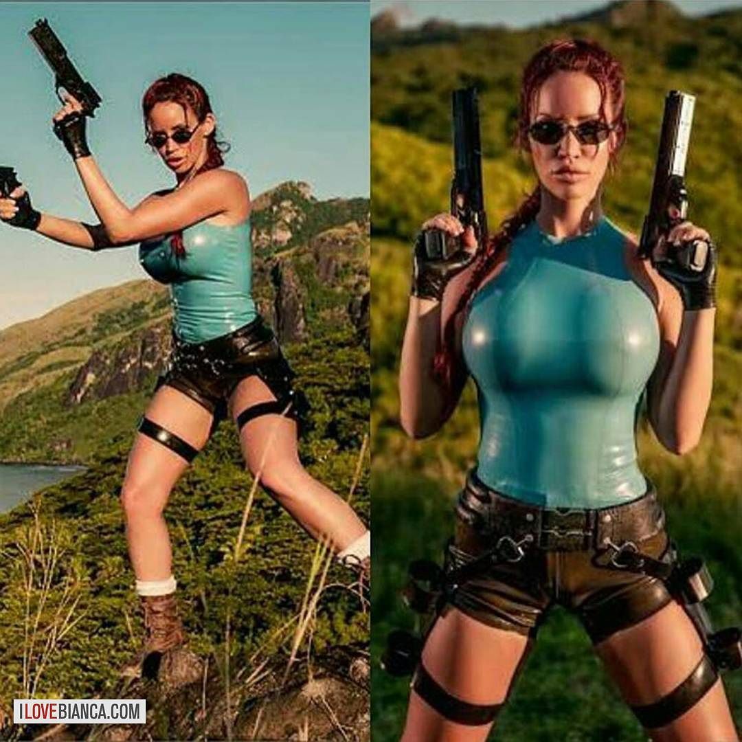 Here&rsquo;s one for,  why not,  #tombraiderthursday! ;)🗿💥🔥 www.ilovebianca.com