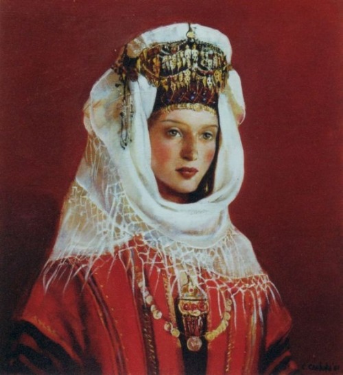 sabahzora: Paintings of Bulgarian women by Snezhana Slavova