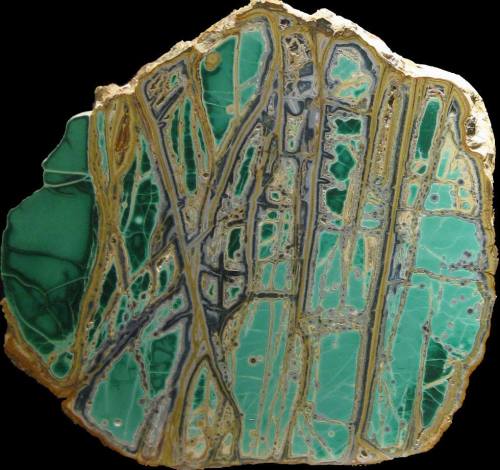 VarisciteOften confused with its more common cousin turquoise, this aluminium phosphate mineral is f