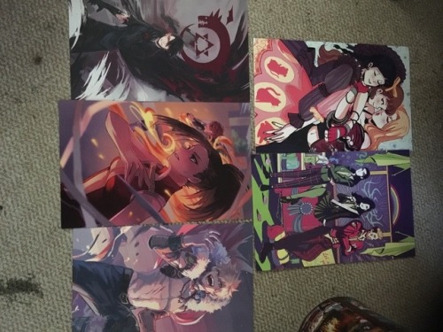 cosplay, prints for days, and uta gained some friends to hang off my phone