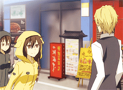  Kururi &amp; Mairu Orihara “Then have you heard that Izaya has little sisters?