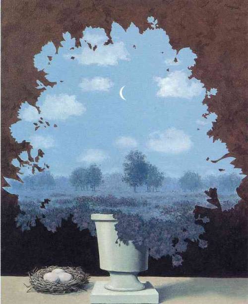 surreelust:Le Pays des Miracles (The Land of Miracles) by Rene Magritte (1964)