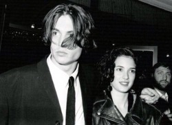 distractful:  Johnny Depp and Winona Ryder