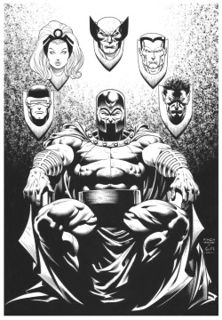 Astonishingx:  Magneto’s Monday: Magneto And His Trophies By David Finch 