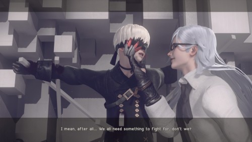prettyflyshyguy: Nier Automata has made me cry once, and it won’t be the last time.This is an 