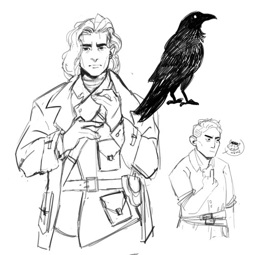 Some Sketches !Characters from The Grishaverse written by Leigh Bardugo