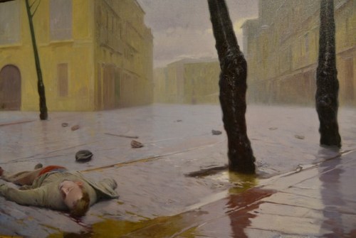 Antonio Fillol Granell - After the fray - 1904