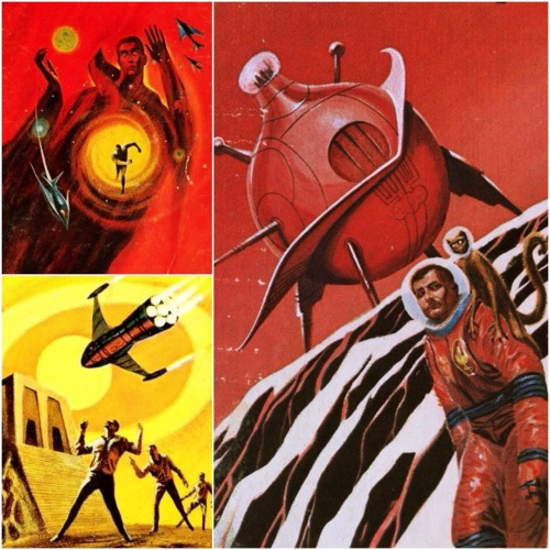 boomerstarkiller67:  Details of sci-fi book covers from the 60s and 70s by Jack Gaughan 