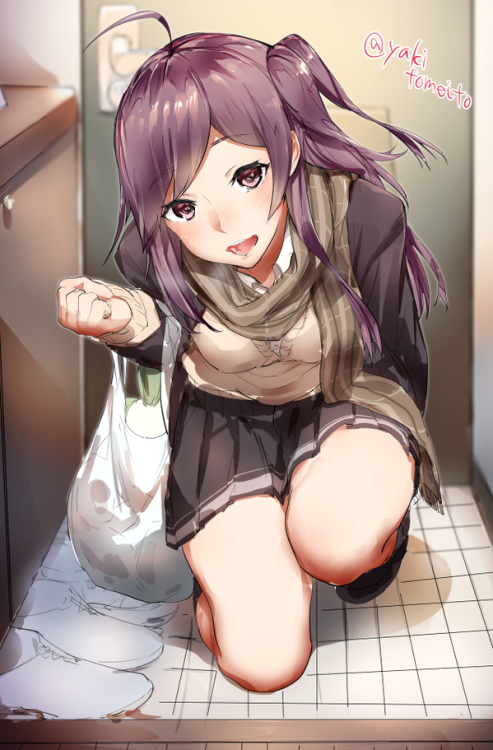 fileth-fileth:  焼きトマトさんはTwitterを使っています: 萩風ちゃんが幼馴染だったらこんな日々を送れていた筈なんだ… 