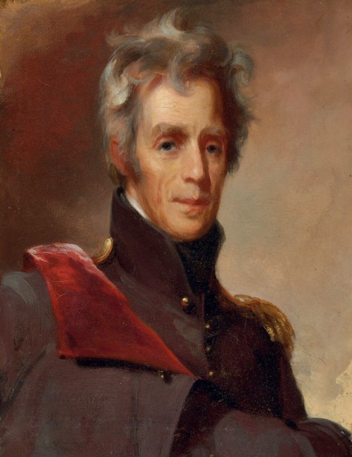 Portrait of Andrew Jackson, by Thomas Sully (before 1830).