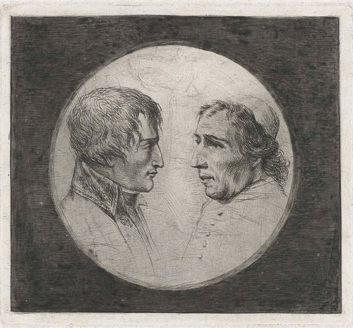 Louis Bernard Coclers - Napoleon Bonaparte and Pope Pius VII (c. 1805).