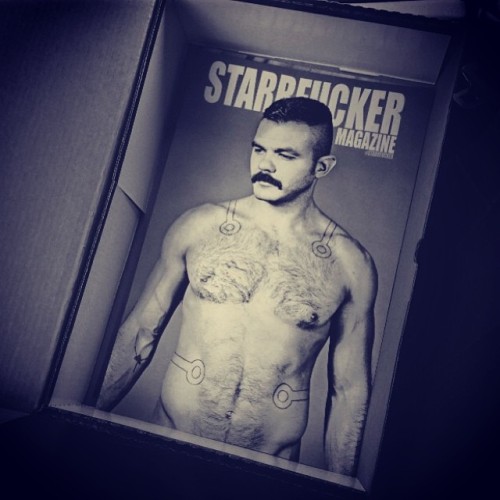 Some of my “Vintage Leather” series feat @craigvmoody is in the just released issue of @starrfuckermag 