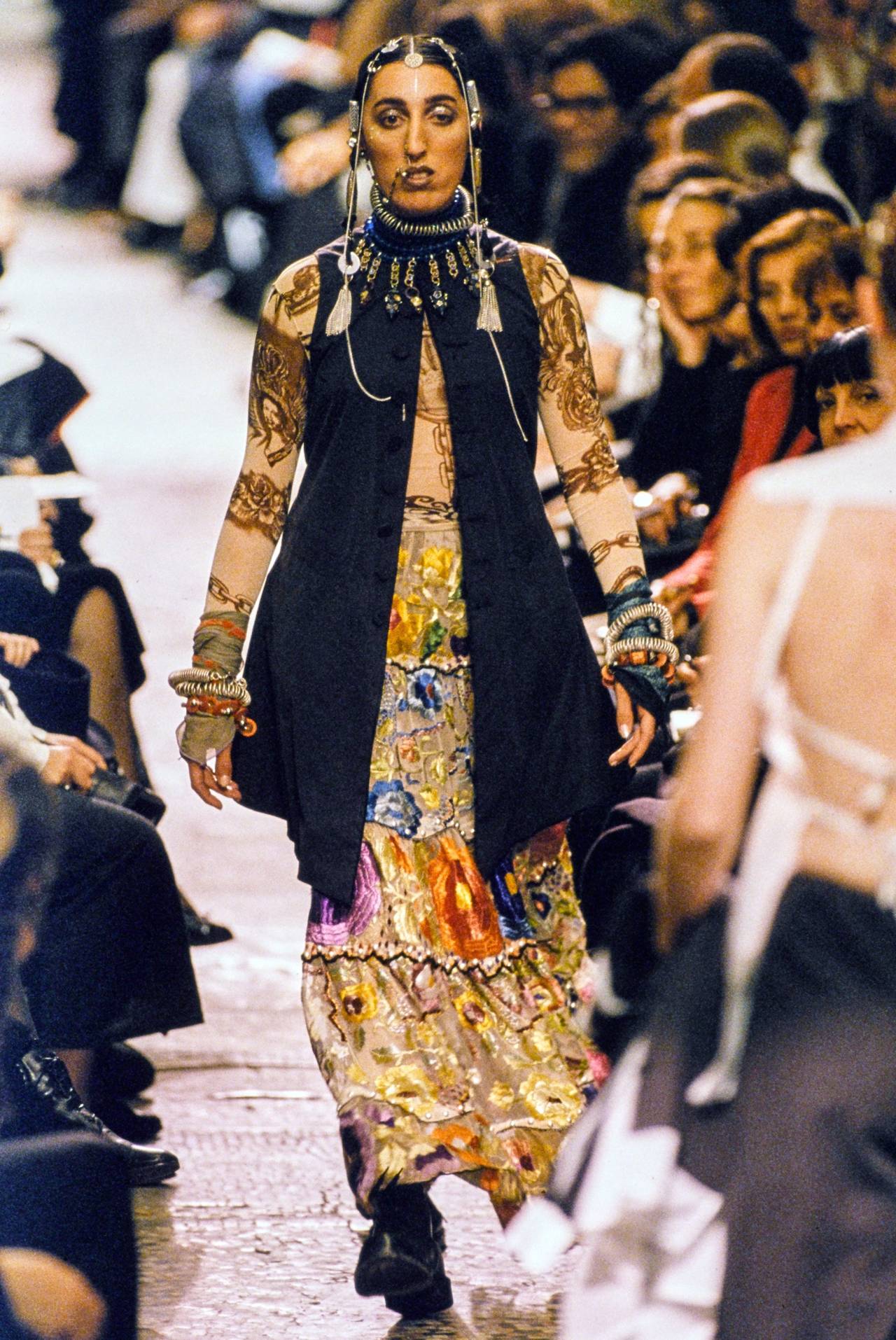 Rossy de Palma at Jean Paul Gaultier, Spring 1994 - The Runway Archive