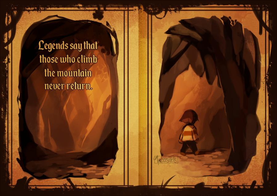 velocesmells:  Once upon a time… I tried redrawing the opening sequence of Undertale