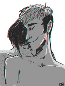 feastevil:  last night at like 1 am i was like ??? i haven’t drawn these boyfriends in like two whole days what the fuck (but i didn’t end up remedying this til now oops) 