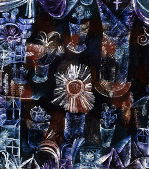 cactus-in-art:Paul Klee (Swiss/German, 1879–1940)Still Life with Thistle