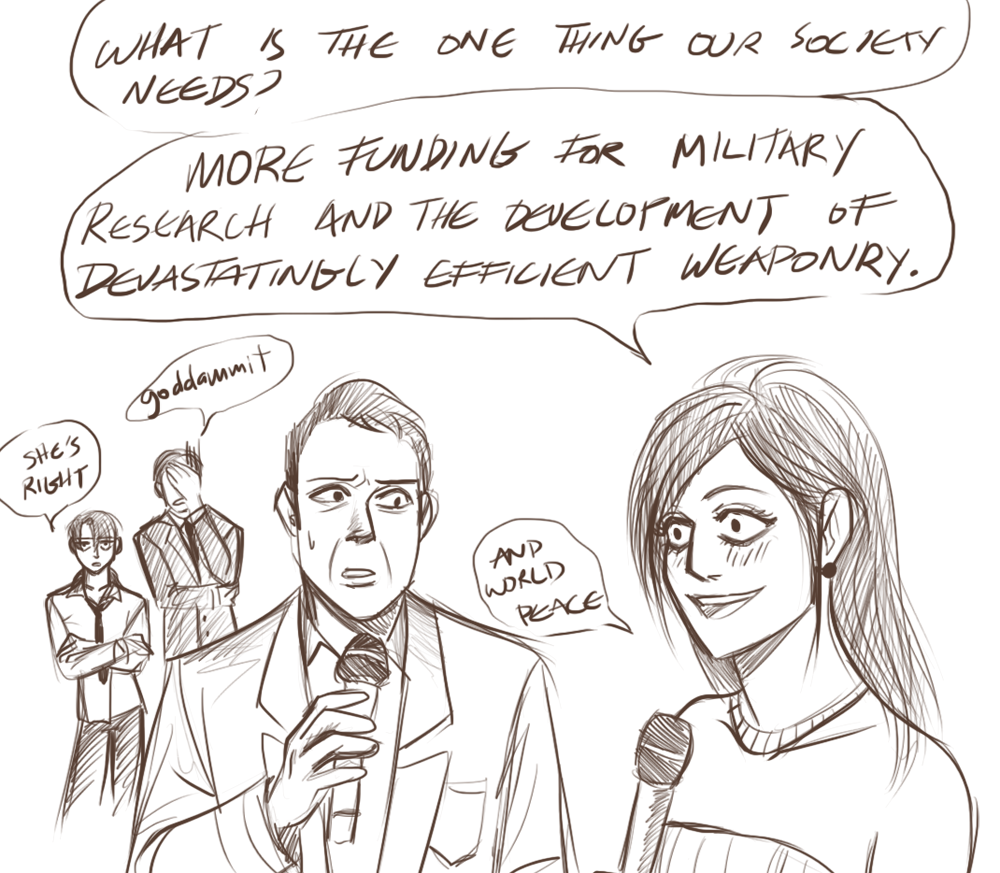 drinkyourfuckingmilk:  SORRY THIS WAS RUSHED but hell yeah what an awesome AU THANK