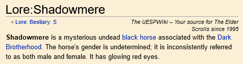 fallout-lou-begas:Diversity Win! The mysterious undead black horse with glowing red eyes associated 