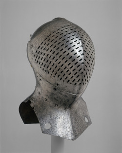 Scorsesi:  Foot-Combat Helm Ca. 1510, From The Metropolitan Museum Of Art 