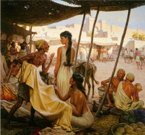 aanonymouse4o:  Sellers of all kinds of goods exposed their slaves in the streets, Here sellers of w
