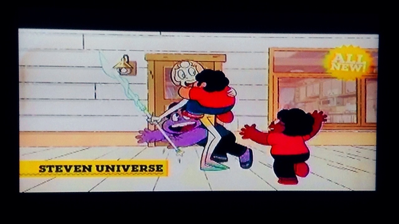 crystal-gems:  graceybird:  Looks like we’re getting the lil’ Garnet and Amethyst