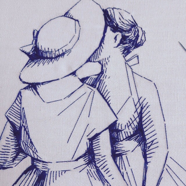 norhuu:  Embroidered lesbians. 