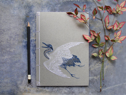 culturenlifestyle: Japanese Paper Embroidery Notebooks Hold Vintage Science Illustrations Athens-bas