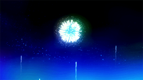 japanesevocabgifs:  花火: はなび (hanabi)         fireworks 
