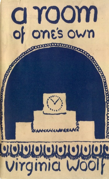 Vanessa Bell’s cover design for Virginia Woolf’s essay “A Room of One’s Own&