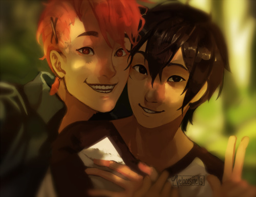 velocesmells:Iris and Lillium just being losers with their camera((You can get these losers as polar