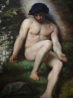 Bobbygio:  Adam, Étude Pour Le Paradis Perdu (1867), Alexandre Cabanel -Musée Fabre,