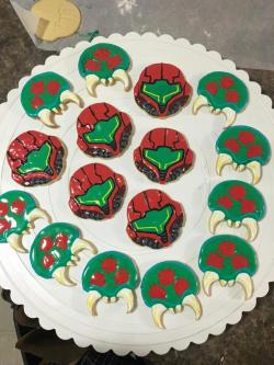 retrogamingblog:  Metroid Cookies made by abendlied