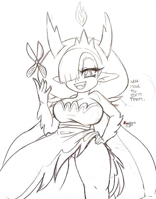 unspokenlovensfw:Heckapoo from star vs the forces of evil  i had to draw her she so cute but not done going to color later :3