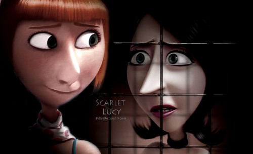 Scarlet and Lucy by Felisette ❤@cityofmyfeels  i think it`s dedicated to your story about Lucy Overk