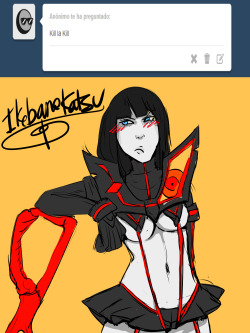 I love the dress  &lt;3 Me as &ldquo;kill la kill&rdquo; (The main character)