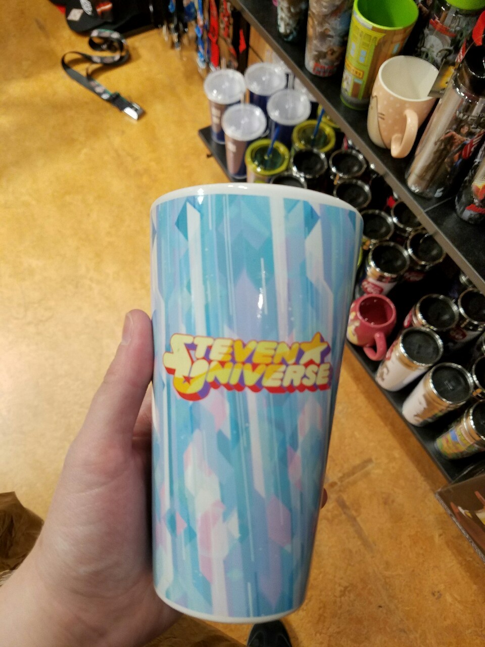 Hey! I think I found something new for your merch list! I saw this weird glass in