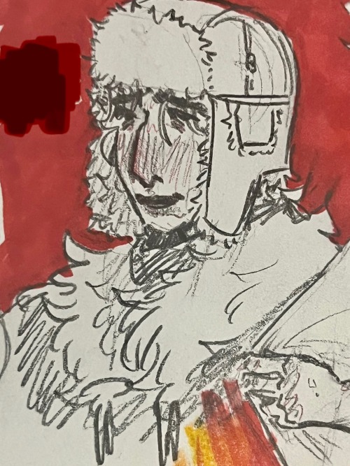 close up of Patryck in a Ushanka ( Russian hat with fur/fluff )