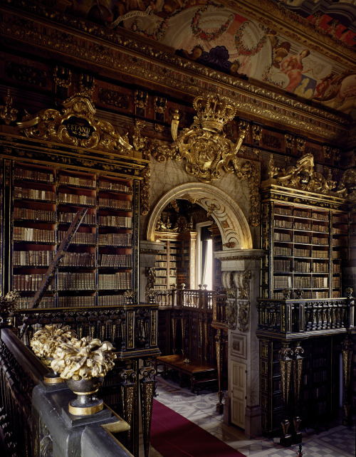 livesunique:Biblioteca Joanina, Coimbria, Portugal,Massimo Listri Photography