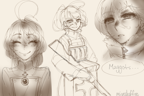  tanya sketches I did after watching the movie a while agotwitter | insta 