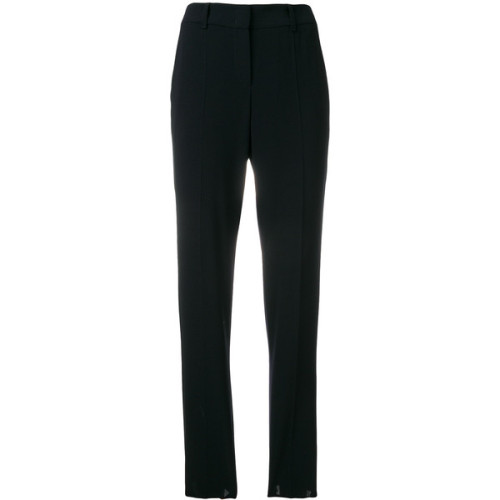 Emporio Armani tapered trousers ❤ liked on Polyvore (see more zip pants)