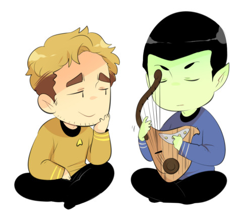 moosoppart:Spirk is so cute ohgod (x)