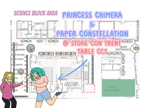 this sunday (15/04) me and @a-paper-constellation are going to be at stoke con! table CC7 in the sci