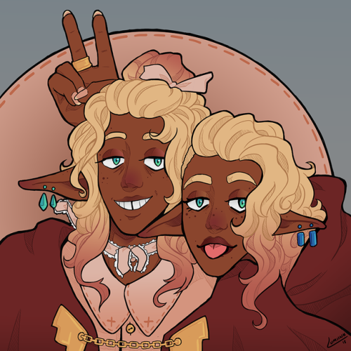 lumiink: Taako &amp; Lup | I’ve been giving the adventure zone a re-listen, and hot-d