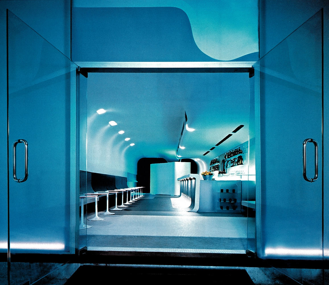 y2kaestheticinstitute:  ‘Glass Bar’ - LEESER Architecture - 289 10th Ave, NYC