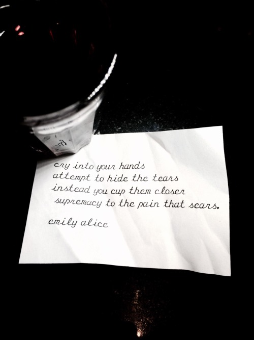 emilyalicepoetry:  Supremacy, Emily Alice.